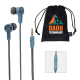 Krypton Wired Earbuds With Pouch