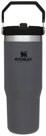 Stanley® IceFlow 30oz Flip Straw Tumbler, grey - Etched