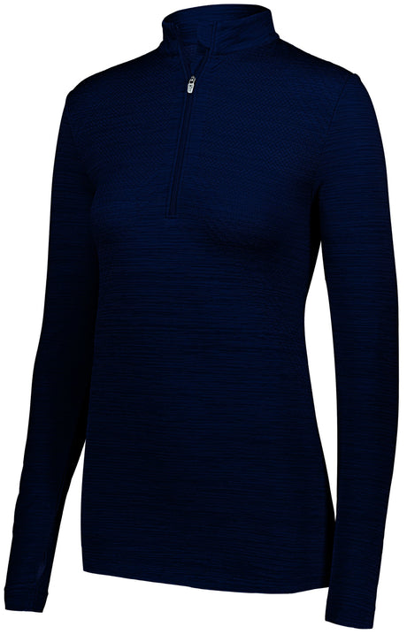 Ladies' Striated 1/2 Zip Pullover
