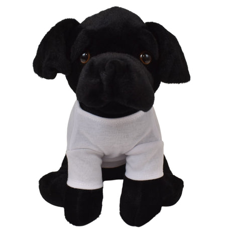 Onyx 8" Black Labrador Plush Dog Canine Collection