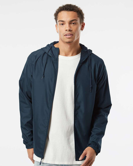 Independent Trading Co. Unisex Lightweight Windbreaker Full-Zip Jacket