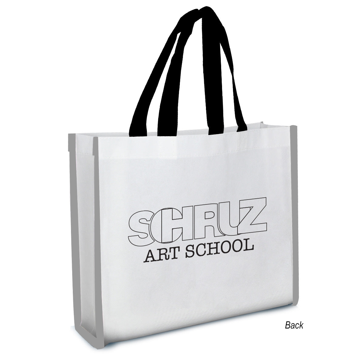 Reflective Non-woven Coloring Tote Bag With Crayons