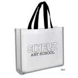 Reflective Non-woven Coloring Tote Bag With Crayons
