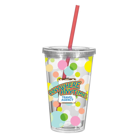 16 Oz. Newport Acrylic Tumbler With Insert