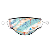 TITAN Import 3-Ply Dye-Sublimated Face Mask w/ Adjustable Elastic Face Mask Straps