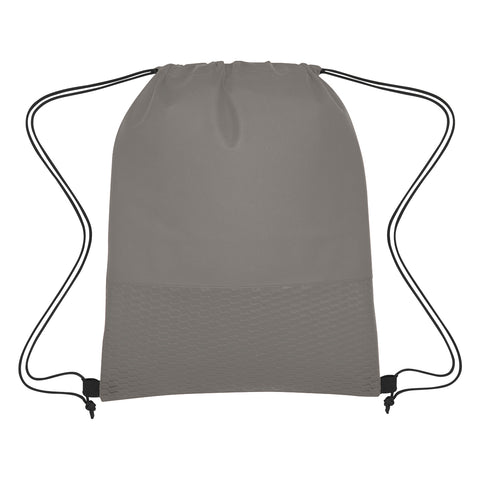 Wave Design Non-woven Drawstring Bag
