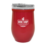 8 Oz. Glass And Stainless Steel Wine Tumbler