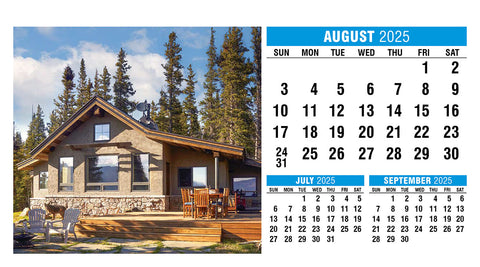 Homes Desk Tent Calendar