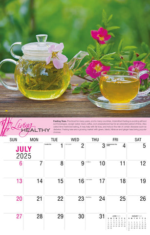 Galleria Wall Calendar 2025 Living Healthy