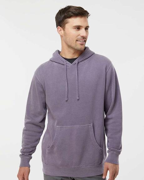 Independent Trading Co. Unisex Midweight Pigment-Dyed Hooded Sweatshirt