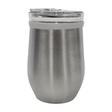 8 Oz. Glass And Stainless Steel Wine Tumbler