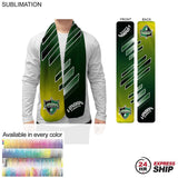 24 Hr Express Ship - Ultra Soft and Smooth Microfleece Scarf, 8x60, Sublimated BOTH sides