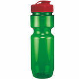 22 Oz. Translucent Bike Bottle w/ Flip Top Lid