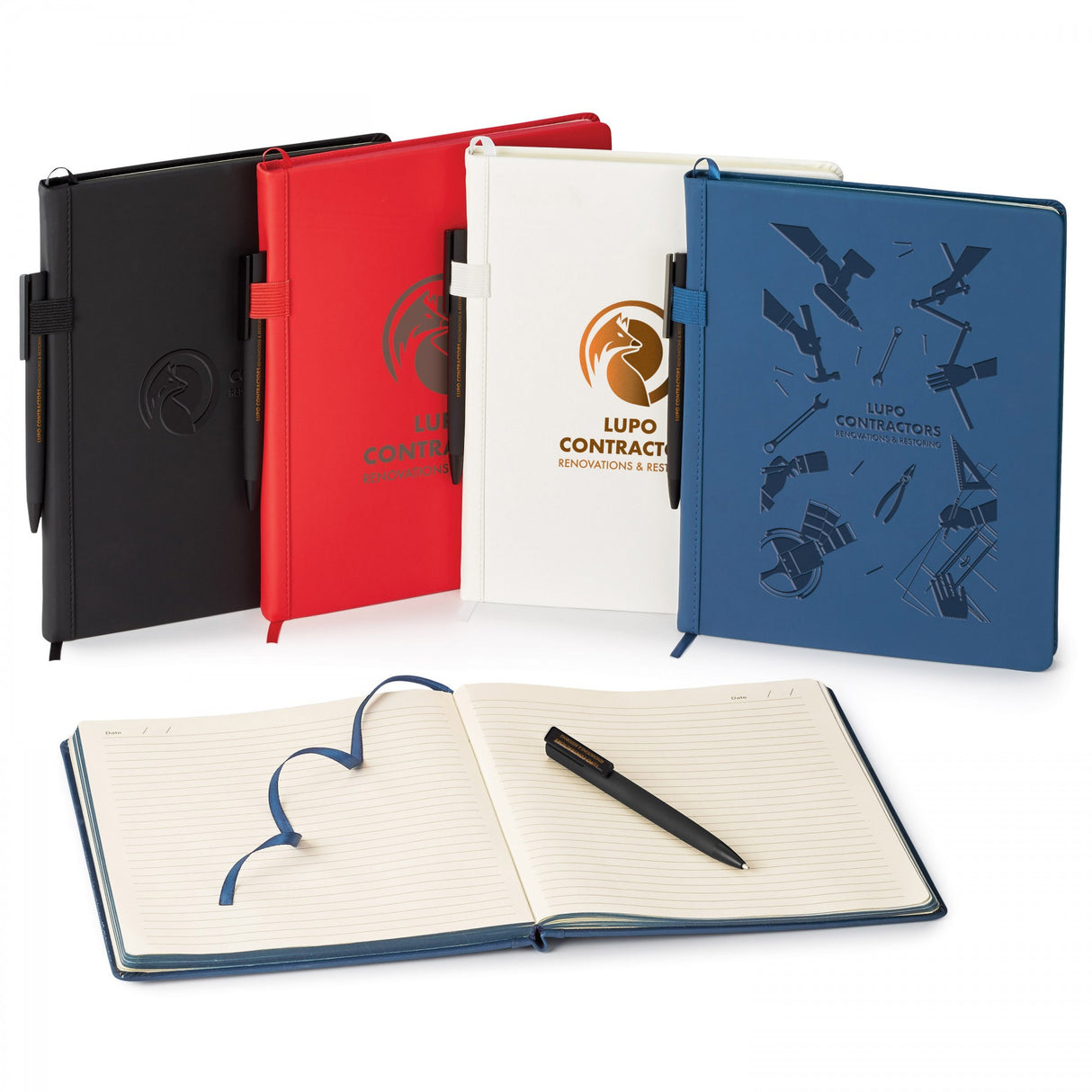 Boston Hard Cover Journal/Pen Combo