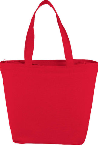 Maine 8oz Cotton Canvas Zippered Tote
