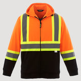 Freedom Men's Hi-Vis Full Zip Polyester Fleece Hoodie