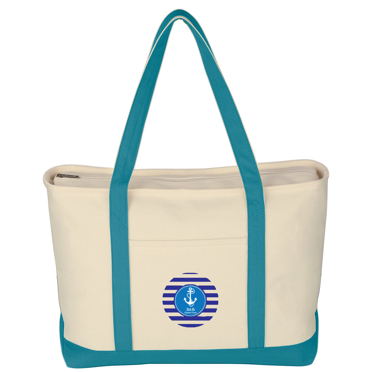 Large Starboard Cotton Canvas Tote Bag