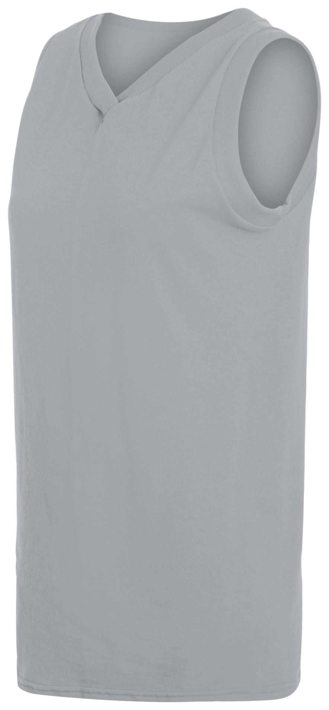 Ladies' Sleeveless V-Neck Poly/Cotton Jersey