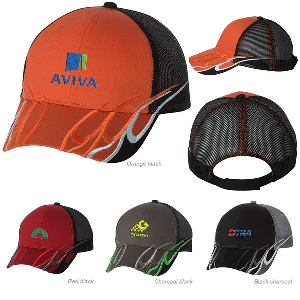 Outdoor Cap WAV605M Flame Mesh Back Cap