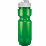 22 Oz. Translucent Bike Bottle w/ Flip Top Lid