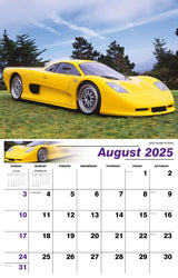 Galleria Wall Calendar 2025 Exotic Cars Eng.