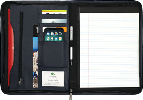 Executive DuraHyde Zippered Padfolio FSC Mix Paper