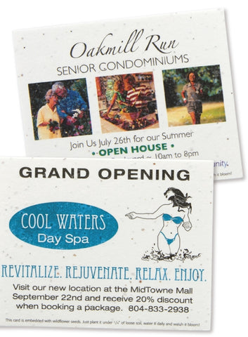 Direct Print Seeded Paper Invite/Mailer (4