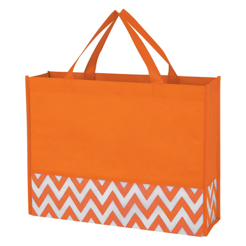 Zigzag Non-woven Tote Bag
