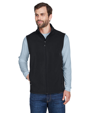 000231 CORE 365 Men's Cruise Two-Layer Fleece Bonded Soft Shell Vest