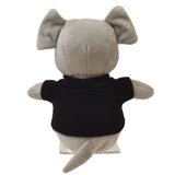 6" Mini Me Gray Brooklyn Bulldog w/T-Shirt