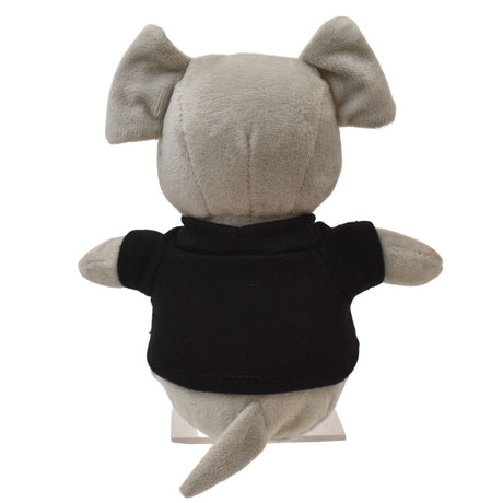 6" Mini Me Gray Brooklyn Bulldog w/T-Shirt