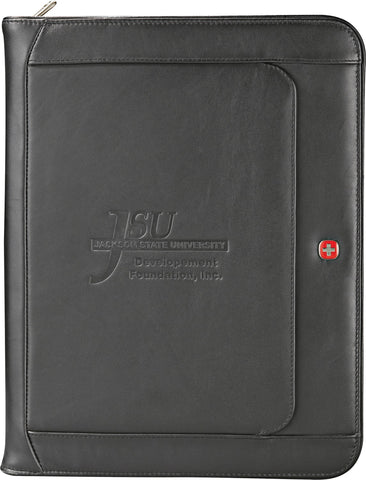 Wenger® Executive Leather Zippered Padfolio