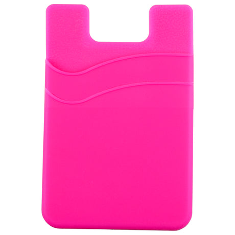 Dual Packet Silicone Cell Phone Sleeve with Adhesive Backing