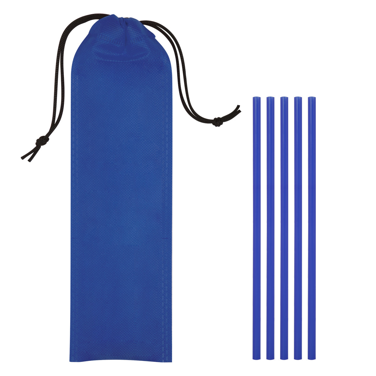 5-pack On The Go Straws With Pouch