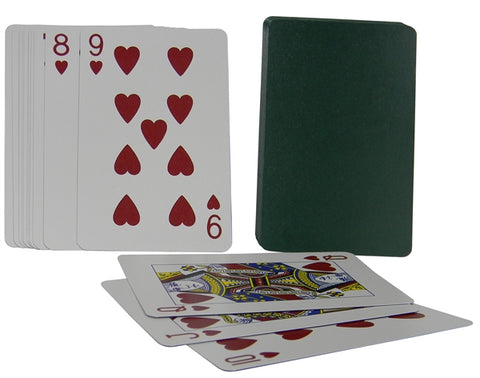 Deck of Cards green, undecorated