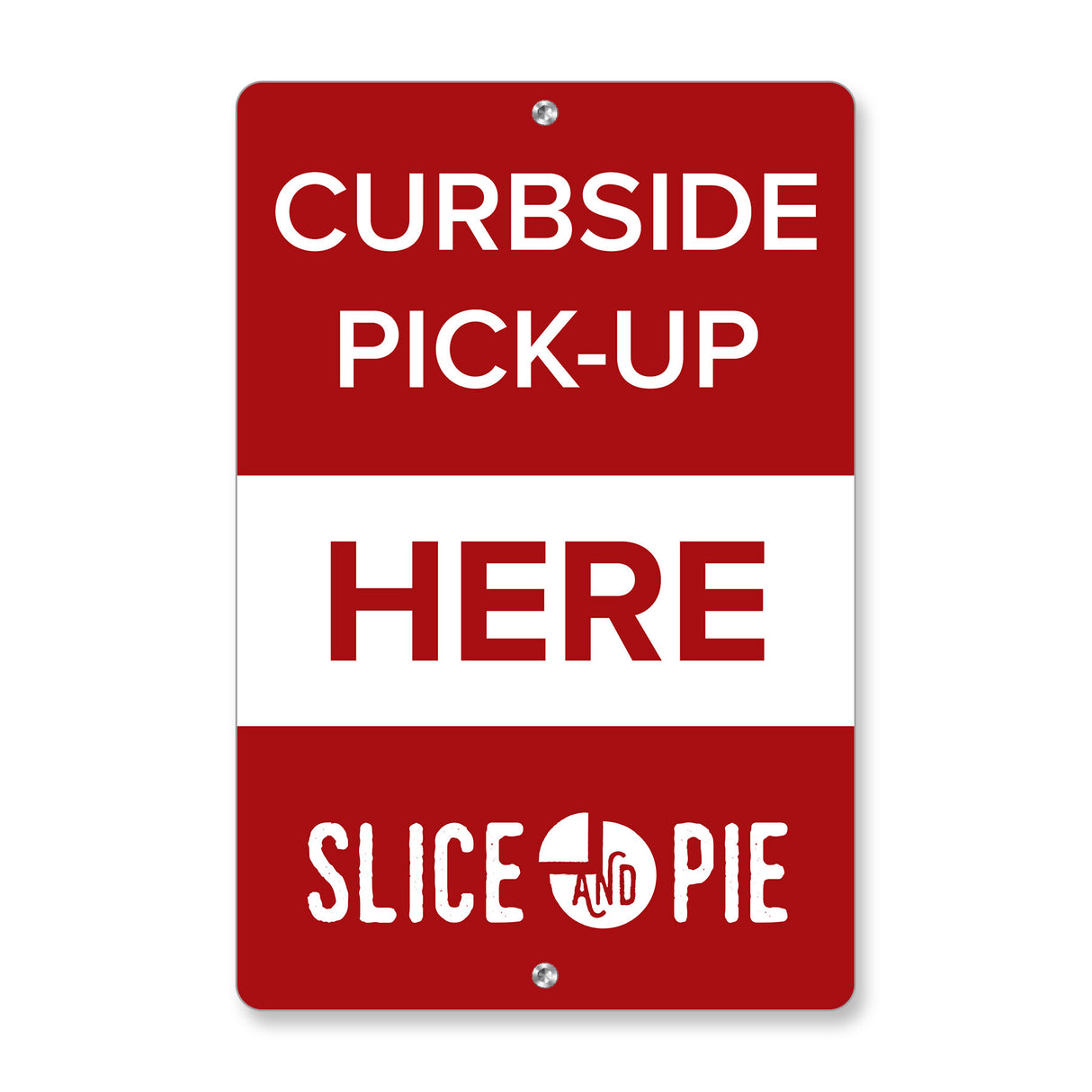 18"h x 12"w Custom Aluminum Sign