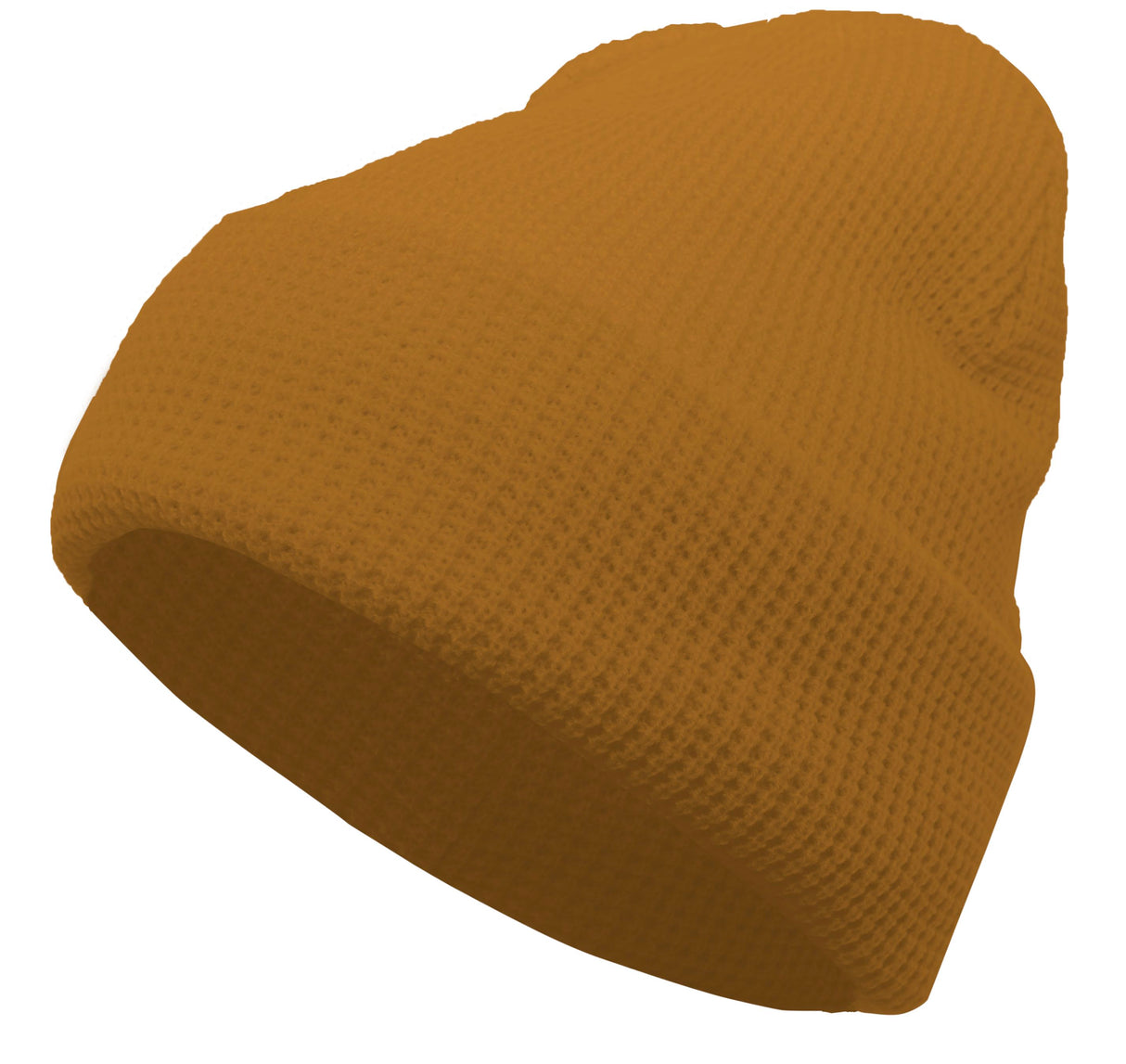 Waffle Knit Cuff Beanie