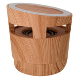 Woodgrain Wireless Charging Pad And Speaker