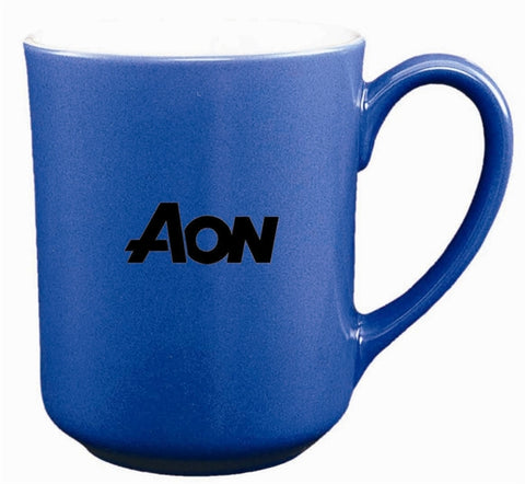 Max 19oz 2tone blue/white mug