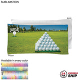 24Hr Express Ship - Golf Caddie Towel,Extra Large in Microfiber Dri-Lite Terry, 22"x44", Sublimated