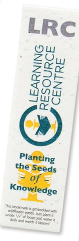 Direct Print Seeded Paper Bookmark (1½