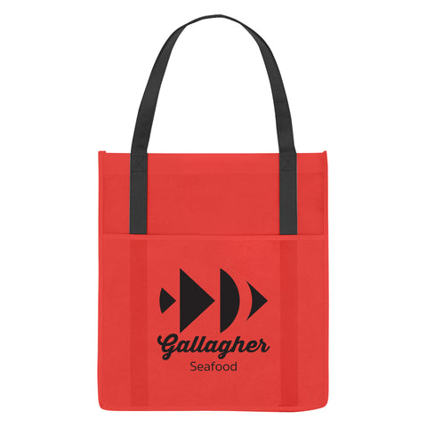 000425 Non-woven Shopper's Pocket Tote Bag