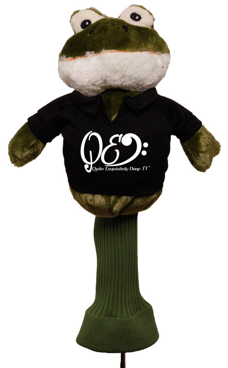 Cuddle Pals Head Cover "Fairway the Frog" w/Golf Shirt