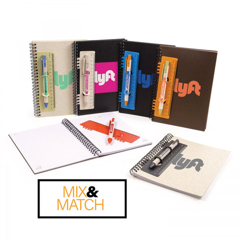 Bamboo X Coffee Recycled Journal/Pen Combo