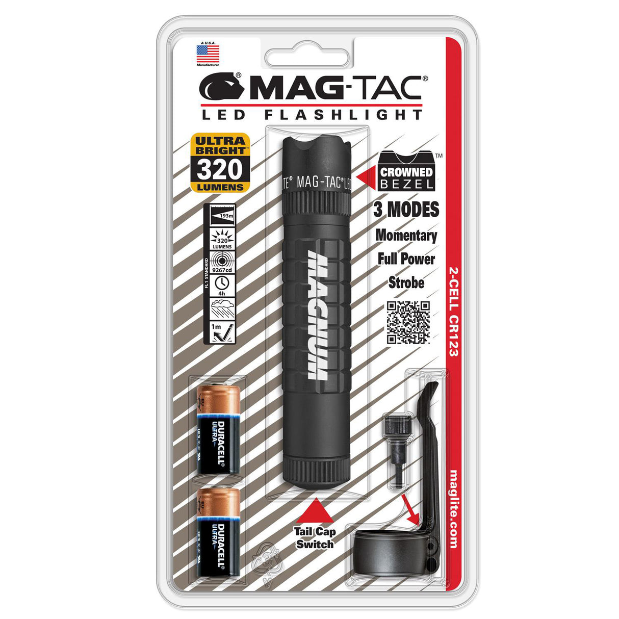Maglite® Mag-Tac® LED Flashlight - Bezel Edge