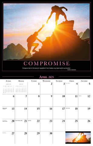 Galleria Wall Calendar 2025 Motivation