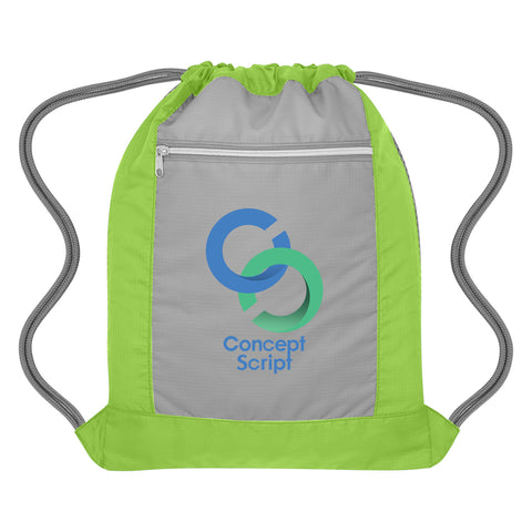 Flip Side Drawstring Sports Bag