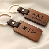Engraved Wooden Keychain