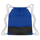 Non-woven Two-tone Drawstring Sports Pack