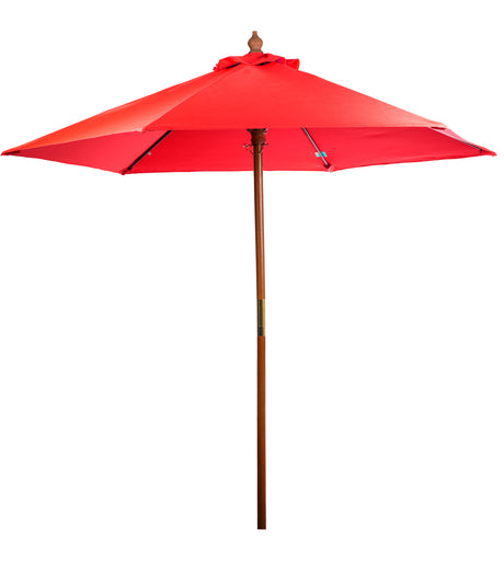 7' Bamboo Recycled Market Umbrella